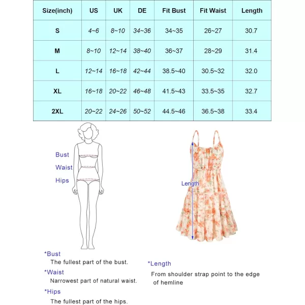 GRACE KARIN Womens Spaghetti Strap Floral Dress Ruffle Hem Pleated Casual Summer Dress Boho Flowy Midi Beach DressBlue Florallayered