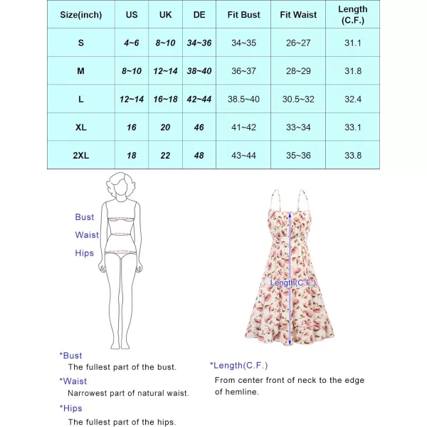 GRACE KARIN Womens Spaghetti Strap Floral Dress Ruffle Hem Pleated Casual Summer Dress Boho Flowy Midi Beach DressGrey Green