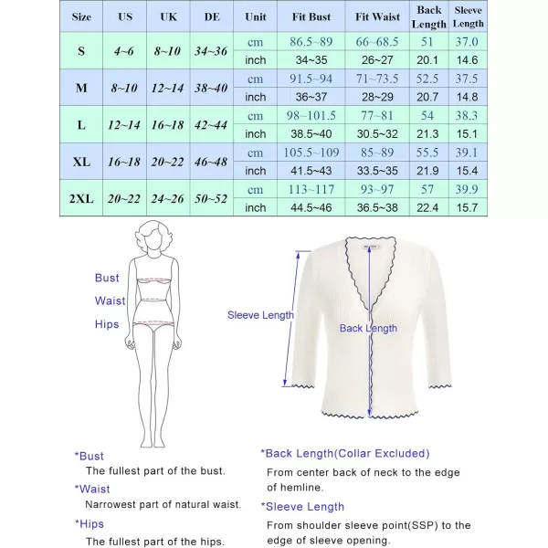 GRACE KARIN Womens Sweater Cropped Cardigan Knit Shrugs for Dresses Tops Button Down Lightweight SoftBluewhite Edge