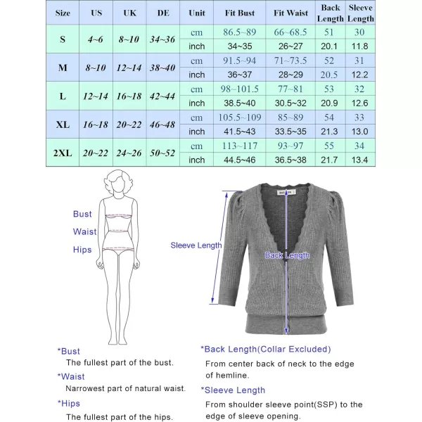 GRACE KARIN Womens Sweater Cropped Cardigan Knit Shrugs for Dresses Tops Button Down Lightweight SoftLight Blue