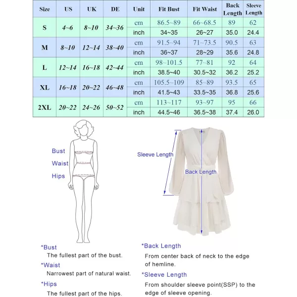 GRACE KARIN Womens Swiss Dot Dress Wrap V Neck Lantern Long Sleeve Cocktail Party Dress with BeltWine Red