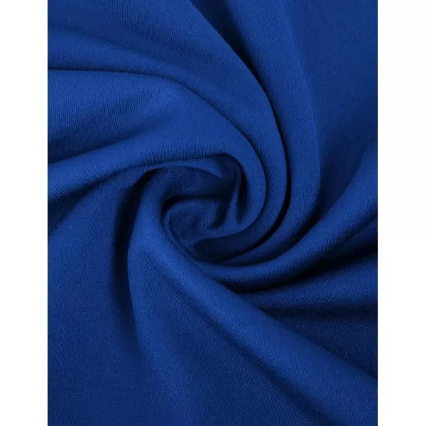 GRACE KARIN Womens Wedding Guest Dress Elegant One Shoulder Cocktail Skater Dress Ruffle Short Sleeve A Line Party DressesRoyal Blue