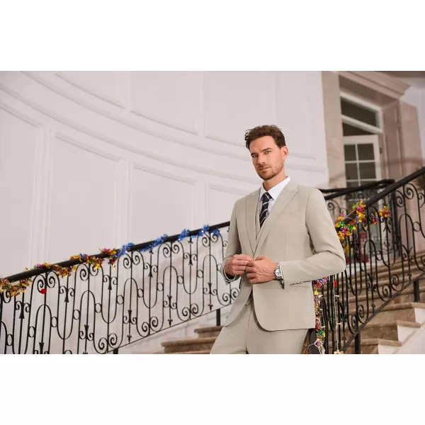 Mens Sport Coats Blazers Slim Fit Jacket for Men One Button Sport Coat for WeddingApricot