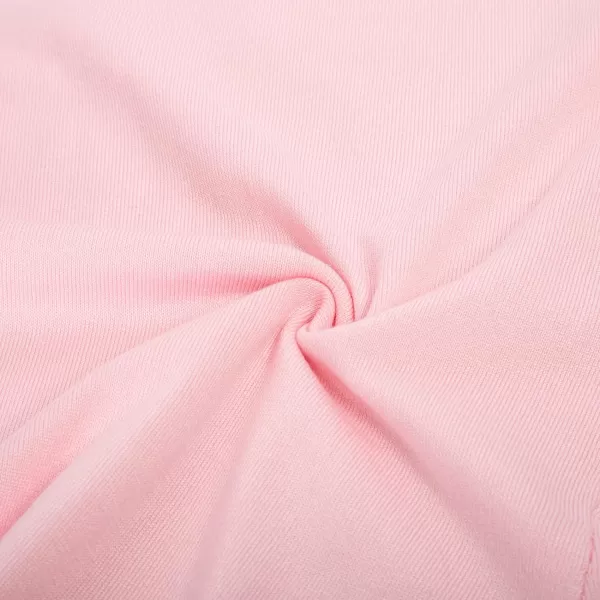 Womens Short Sleeve Cardigan Crewneck Basic Casual Button Down Knit Soft SweaterPink