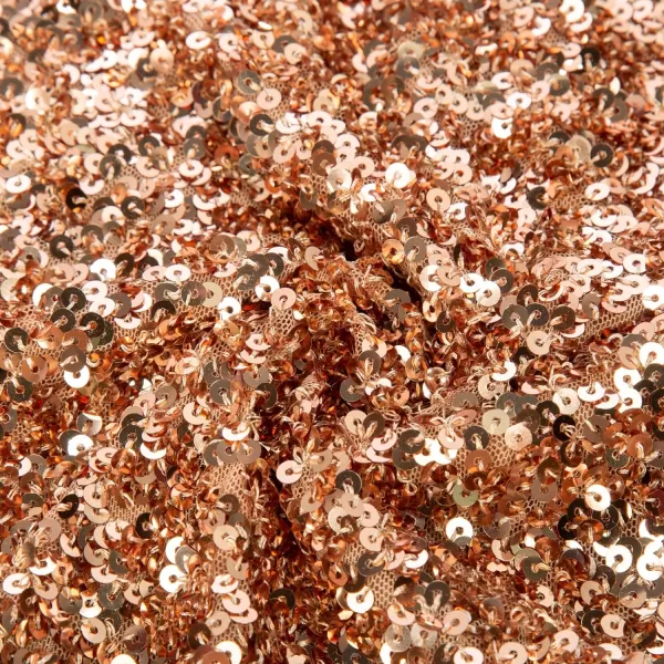 Womens Sparkle Sequin Party Blouse Tops Shimmer Glitter 34 Slit Sleeve Dressy TopsApricot