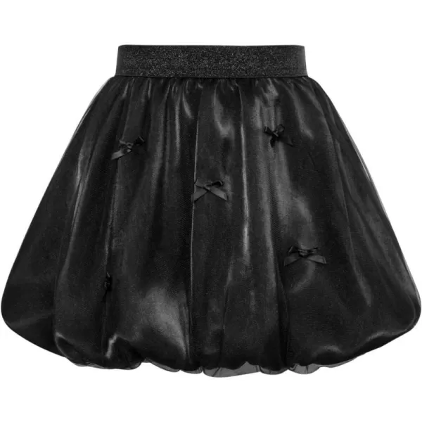 GRACE KARIN Girls Tutu Skirts Party Sparkle Mesh Princess Skirt Size 512Black