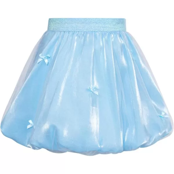 GRACE KARIN Girls Tutu Skirts Party Sparkle Mesh Princess Skirt Size 512Blue