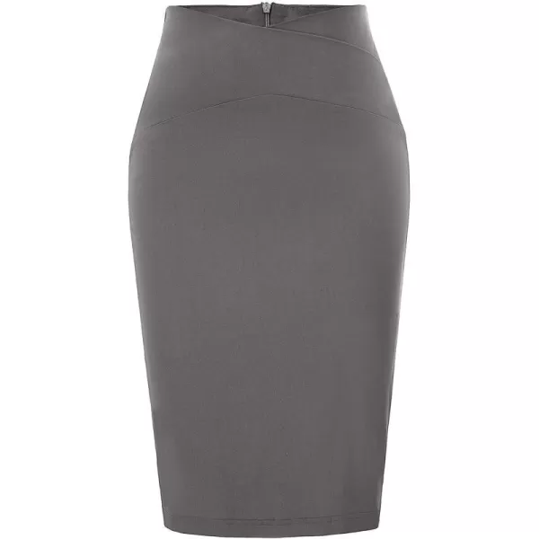 GRACE KARIN Womens Skirts Dressy Casual Slim Fit Business Office Pencil Skirts Wear to WorkDark Grey