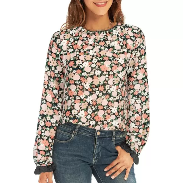 Floral Orange-long Sleeve