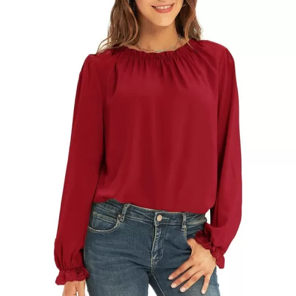 Wine Red-long Sleeve