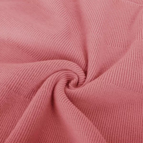 GRACE KARIN Girl Dress Long Sleeve Sweater Ruffle Button Front Knit Casual Fall Winter Dresses for Girls 512Medium Pink