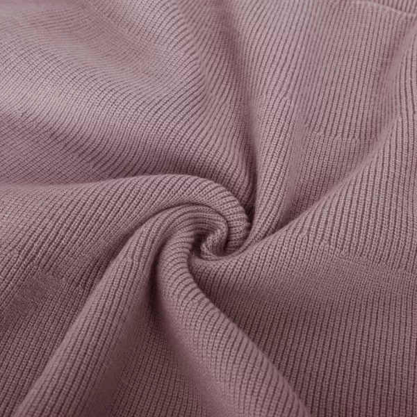 GRACE KARIN Girl Dress Long Sleeve Sweater Ruffle Button Front Knit Casual Fall Winter Dresses for Girls 512Purple