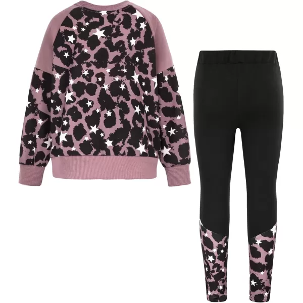GRACE KARIN Girls Fall Outfits Fashion Sweatshirt Sweapants 2 Piece Tracksuit Clothes Leggings Clothing Set Size 514Grey Pink