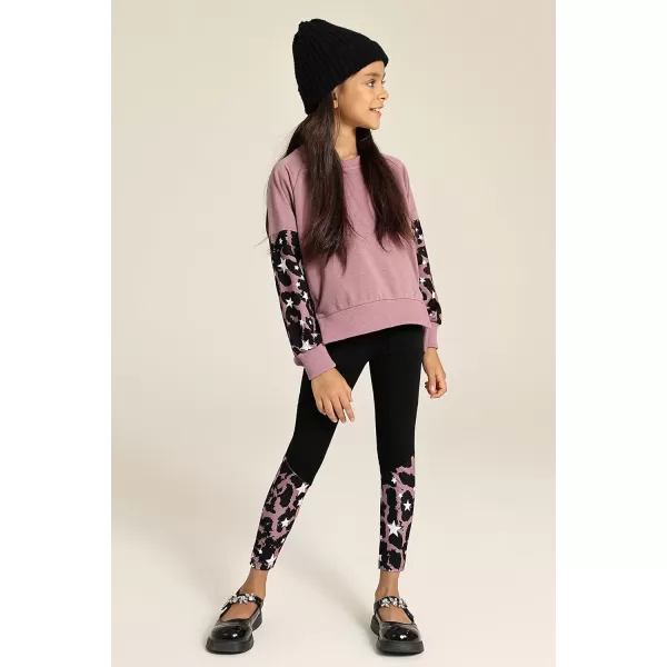 GRACE KARIN Girls Fall Outfits Fashion Sweatshirt Sweapants 2 Piece Tracksuit Clothes Leggings Clothing Set Size 514Grey Pink