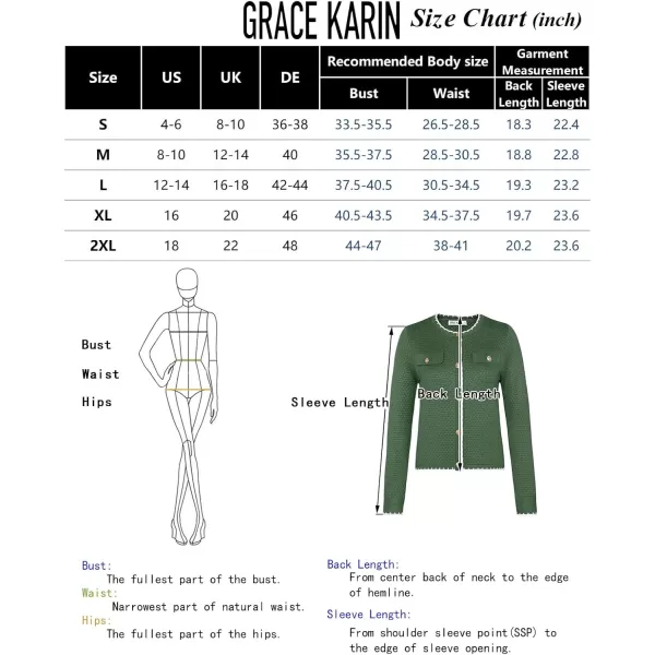 GRACE KARIN Womens Cardigans 2024 Button Down Knit Sweater Contrast Color Lightweight Lady Jackets Fall OutfitsIvory