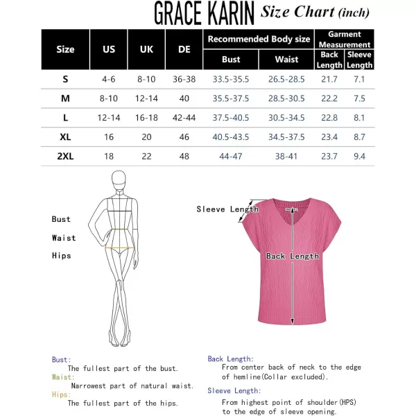 imageGRACE KARIN Womens V Neck Sweater Vest Ribbed Knit Casual Cap Sleeve Loose Fit Pullover Tops Fall Clothes 2024Purple