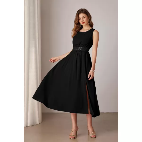 imageGRACE KARIN Womens Formal Dresses Mother of The Bride Dresses for Wedding Party Cocktail Dress Two Piece Dress Sequin DressBlack