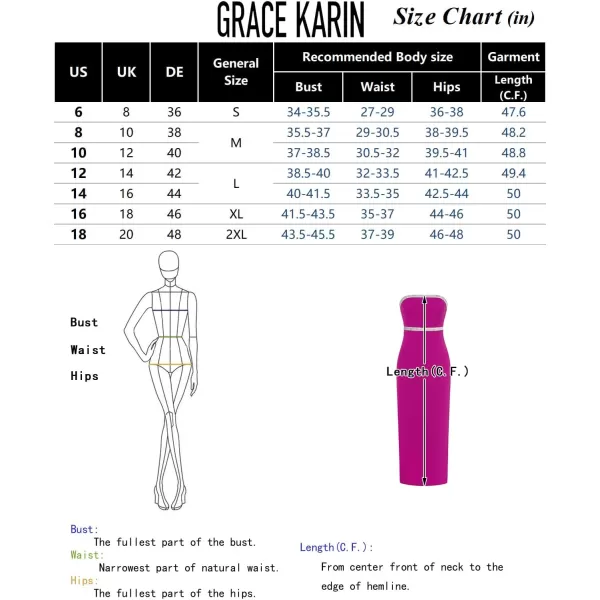 imageGRACE KARIN Womens Strapless Tube Dress Backless Bodycon Elegant Wedding Cocktail Party Maxi Long Dresses with Back SlitRose Purple