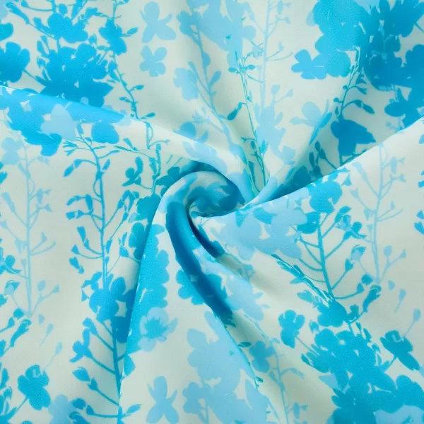 imageGRACE KARIN Womens Summer Boho Floral Tiered Dress Strap A Line Swing Flowy Midi Dress Ruffle Beach Wedding Guest DressFloral Blue