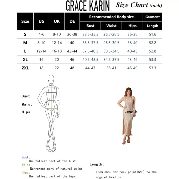 imageGRACE KARIN Women Sleeveless Sequin Dress Sexy Slit Sparkly Glitter Bodycon Cocktail Wedding Party Gown Maxi DressesApricot