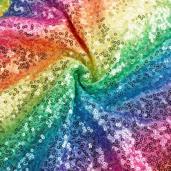 imageGRACE KARIN Girls Sequin Dress One Shoulder Birthday Party Prom Dresses 614YMulticolor Rainbow