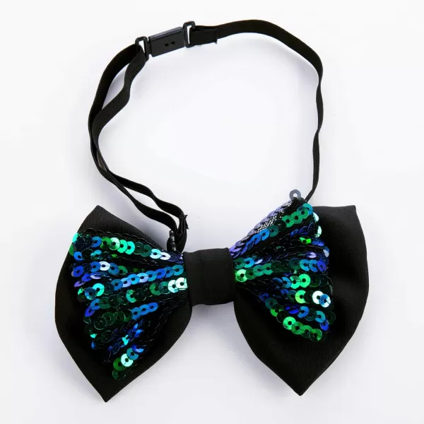 imageGRACE KARIN Mens Sequin Vest Slim Fit Shiny Dress Waistcoat Bowtie Set for Wedding Prom PartyGreen