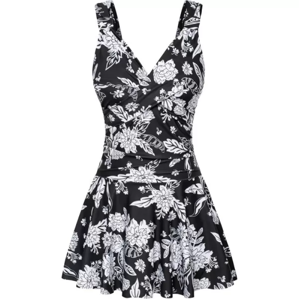 Black-white Floral