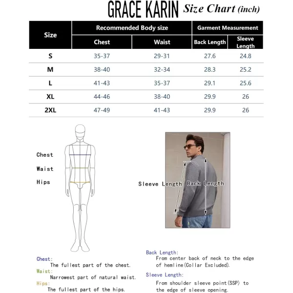 imageGRACE KARIN Mens FullZip Knitted Cardigan Sweater Stand Collar Casual Slim Fit Knitted SweaterCoffee