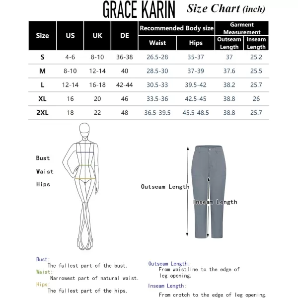 imageGRACE KARIN Womens Casual Work Pants High Waisted Business Ankle Pants Tapered Leg Trousers with PocketsApricot