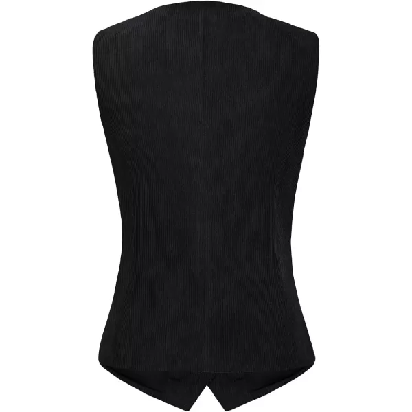 imageGRACE KARIN Womens Dressy Casual Versatile Full Lined Vest Tuxedo Suit WaistcoatBlack