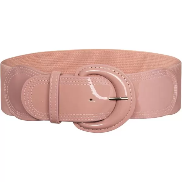 imageGRACE KARIN Womens 2024 Fashion Wide Stretchy Belt Casual Stretchy Belt for Dress SXXLLight Pink