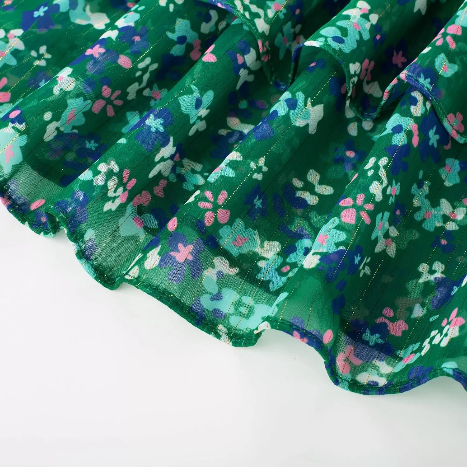 imageGRACE KARIN Girls Fall Long Sleeve Dress Formal Party Holiday Smocked Waist Midi Dresses 512YearsDark Green