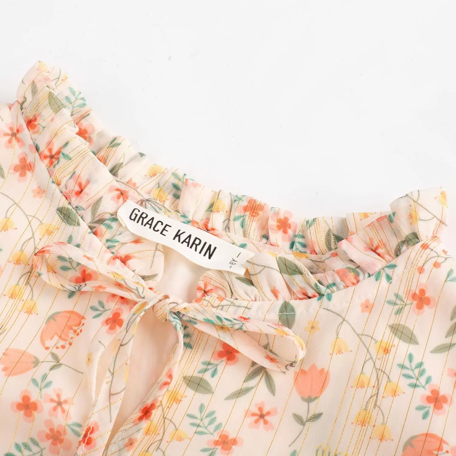 imageGRACE KARIN Girls Fall Long Sleeve Dress Formal Party Holiday Smocked Waist Midi Dresses 512YearsPink Floral