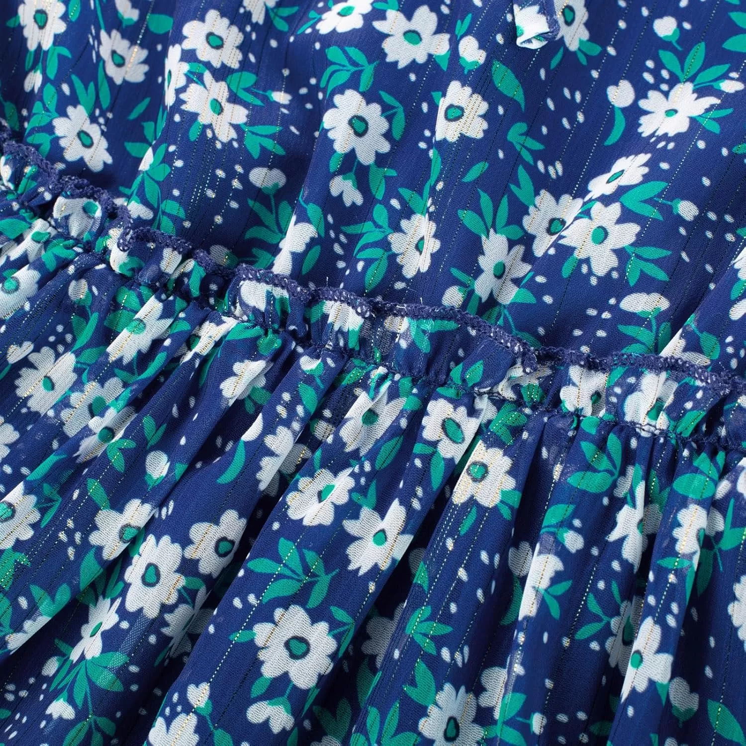 imageGRACE KARIN Girls Fall Long Sleeve Dress Formal Party Holiday Smocked Waist Midi Dresses 512YearsRoyal Blue