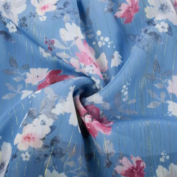 imageGRACE KARIN Girls Fall Long Sleeve Dress Formal Party Holiday Smocked Waist Midi Dresses 512YearsGray Blue