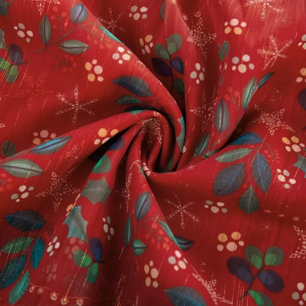 imageGRACE KARIN Girls Fall Long Sleeve Dress Formal Party Holiday Smocked Waist Midi Dresses 512YearsRed Leaves