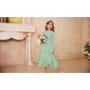 imageGRACE KARIN Girls Long Sleeve Dress Fall Spring Ruffle Swing Maxi High Low Formal Party Dress Size 512YGreen