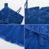 imageGRACE KARIN Girls Sequin Tulle Dress One Shoulder Formal Party Holiday Maxi Dress for Girl 614YBlue