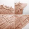 imageGRACE KARIN Girl Summer Birthday Party Dress Ruffle Tiered Tulle Princess Prom Dress Size 512Cinnamon Pink