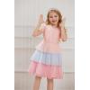 imageGRACE KARIN Girl Summer Birthday Party Dress Ruffle Tiered Tulle Princess Prom Dress Size 512Multicolor