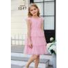 imageGRACE KARIN Girl Summer Birthday Party Dress Ruffle Tiered Tulle Princess Prom Dress Size 512Pink