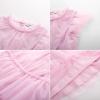 imageGRACE KARIN Girl Summer Birthday Party Dress Ruffle Tiered Tulle Princess Prom Dress Size 512Pink