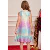 imageGRACE KARIN Girls Kid Sequin Party Dresses Mock Neck Sleeveless Sparkly Fancy Formal Dress Size 512 YearsRainbow