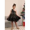 imageGRACE KARIN Girls Sequin Dress One Shoulder Wedding Party Gown with Hair Bow 512YBlack Gold