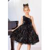 imageGRACE KARIN Girls Sequin Dress One Shoulder Wedding Party Gown with Hair Bow 512YMulticolor