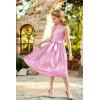 imageGRACE KARIN Girls Sequin Party Dress Cute Girls Formal Princess Midi Dress for Wedding 614YPink Multicoloured