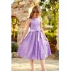 imageGRACE KARIN Girls Sequin Party Dress Cute Girls Formal Princess Midi Dress for Wedding 614YPurple Multicoloured