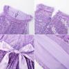 imageGRACE KARIN Girls Sequin Party Dress Cute Girls Formal Princess Midi Dress for Wedding 614YPurple Multicoloured