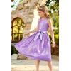 imageGRACE KARIN Girls Sequin Party Dress Cute Girls Formal Princess Midi Dress for Wedding 614YPurple Multicoloured