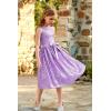 imageGRACE KARIN Girls Sequin Party Dress Cute Girls Formal Princess Midi Dress for Wedding 614YPurple Multicoloured